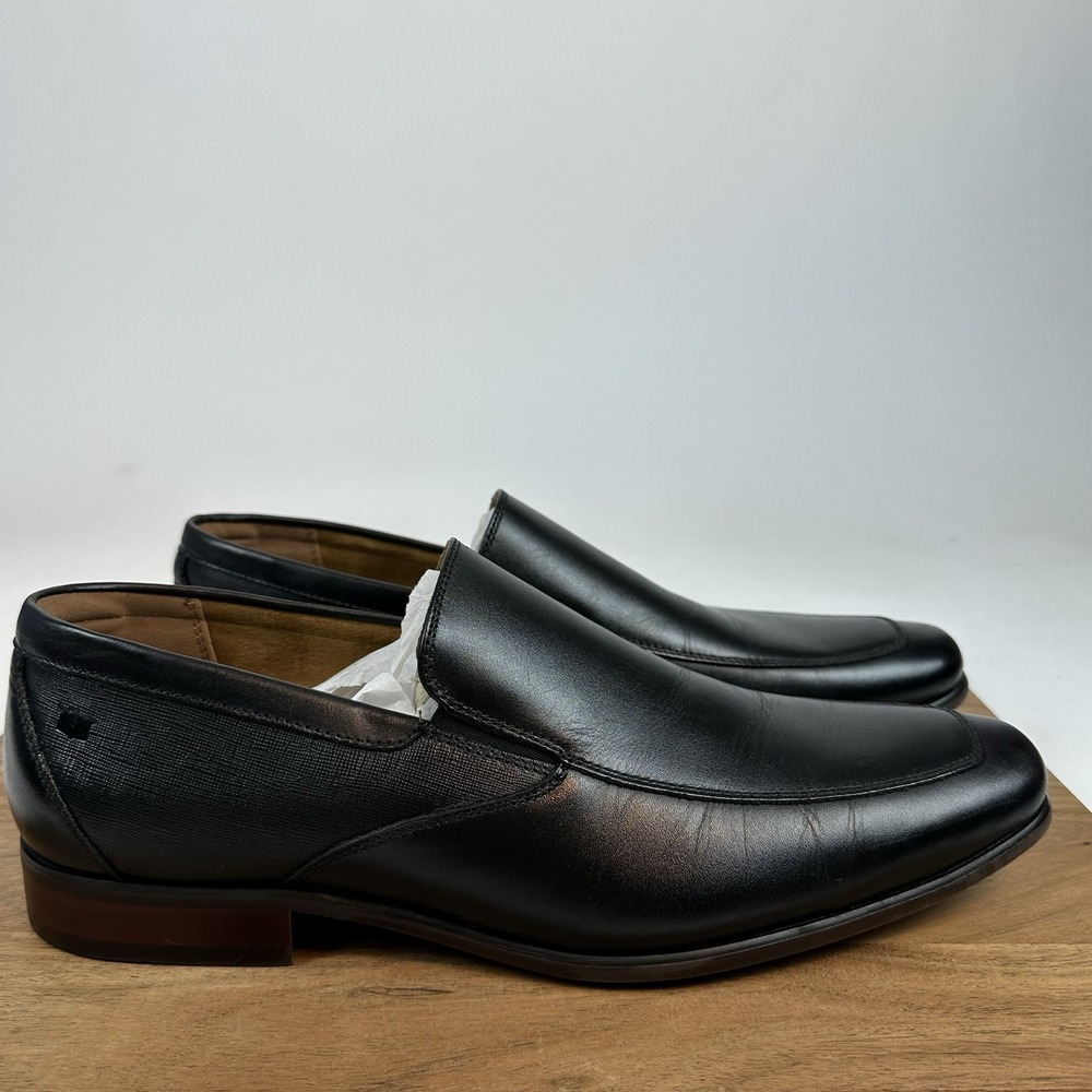 New Mens Florsheim Jackson Moc Toe Venetian Slip On Leather Dress Shoes Size 12D